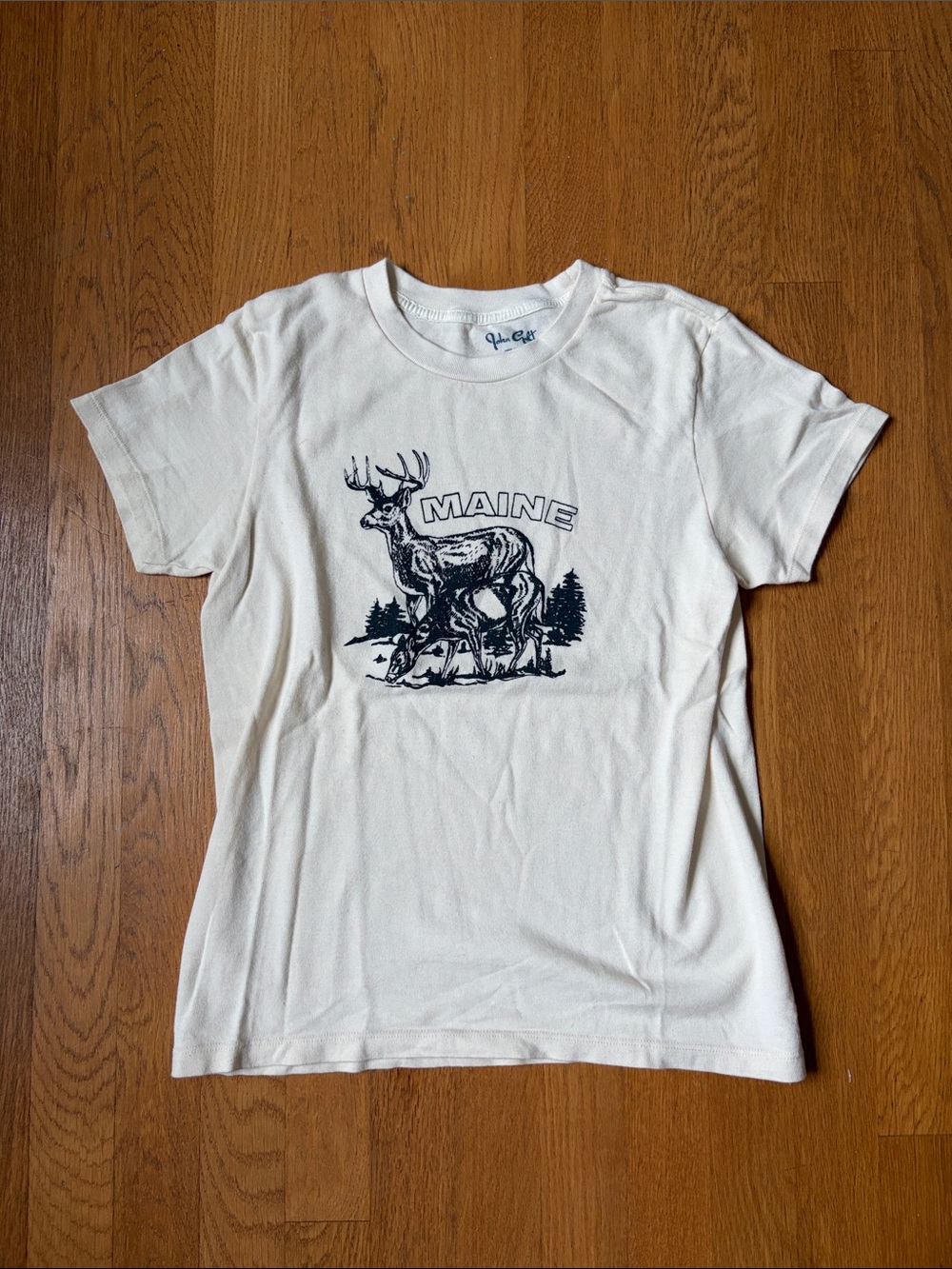 John Galt Cream Graphic Tee